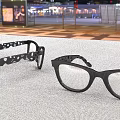 Two Black Frame Glasses With Patterned Design And Different Styles For Daily Life Essentials