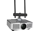 Ceiling Mounted Projection Monitoring Projector With Adjustable Bracket And Security Function 3d model