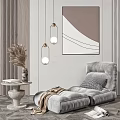 Modern Lazy Sofa 3d model