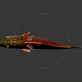 Modern Fish Double Line Tip-lip Fish 3d model