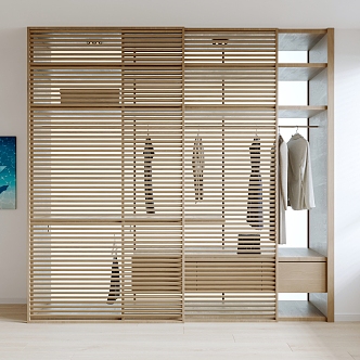 Modern Poliform wardrobe 3d model