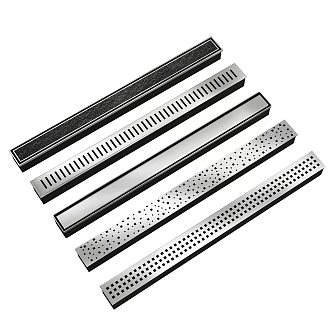 modern floor drain strip floor drain 3d model