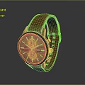 Modern Lifestyle Watch With Brown Leather Strap And Black Dial For Daily Use
