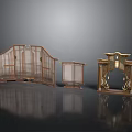 Traditional Carved Wooden Screens And Decorative Furniture For Home
