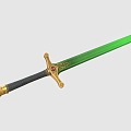 Sword Fantasy Sword Nature Sword Magic Sword 3d model