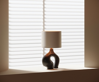 Table lamp blinds 3d model