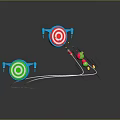 Arrow Target Arrow Target Wood Target Arena Archery Target Gun Target Shooting Military Items 3d model