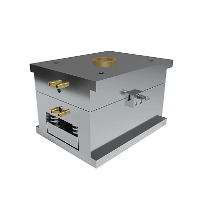 Shenzhen cross-border injection mold manufacturers two-color electric tool handles to map samples customized plastic mold processing 3d model