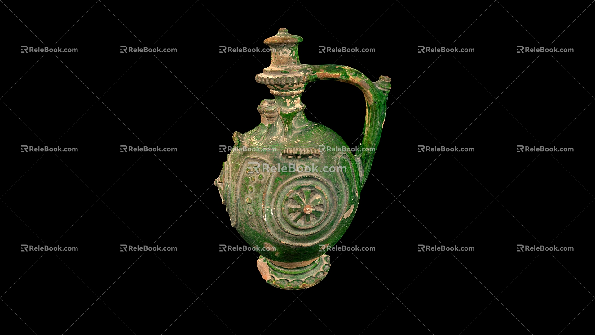 Vase Ceramic Art Relics Antique 3d model