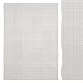 Soft Beige Square Carpet Fluffy Texture for Living Room Bedroom Home Decor