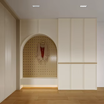 Cream wind into the household shoe cabinet 3d model