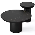 tea table and chair 3d model