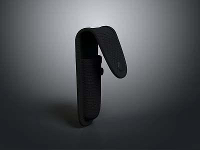 Black Mesh Texture Hanging Hook For Household Daily Use With Simple Design 3d model