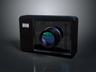 Black Honey Mobile Phone Camera Lens With High Quality Optics And Sleek Black Design 3d model