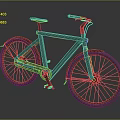 Modern Minimalist Bicycle With Sleek Frame Matte Gray Finish And Stylish Wheels