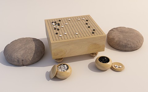 Modern Go 3d model