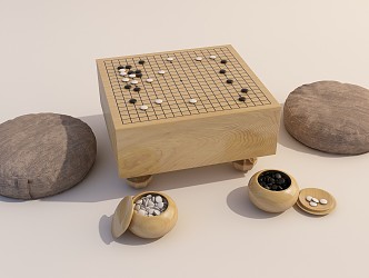 Modern Go 3d model