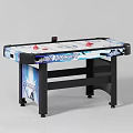 Fun Indoor Ice Hockey Table With Playfield Colorful Graphics And Sturdy Legs