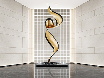 Light Luxury Sculpture 3d model