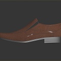 Modern Shoes Men's Shoes Leather Shoes 3d model