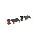 Coffee Table Round Coffee Table Square Coffee Table Metal Coffee Table Acrylic Coffee Table Side Table Corner Table 3d model