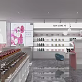 ESFS Color World Store Bright Interior With Shelves Counter And Product Displays