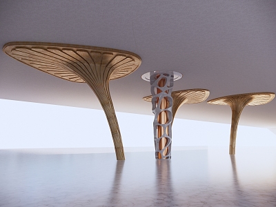 Special-shaped column 3d model