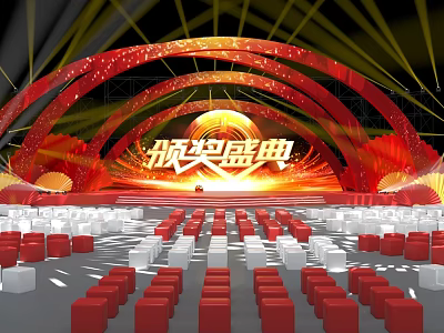 modern stage 3d model