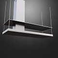 Modern Stainless Steel Kitchen Range Hood With Sleek Design And Vertical Structure