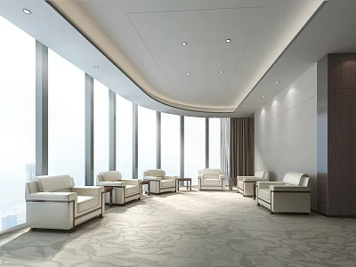 Reception Room Sofa 3d model