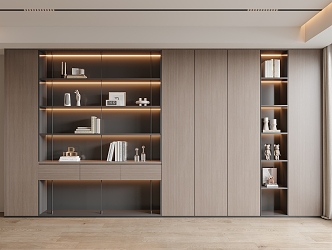 Modern Italian Bookcase 3d model