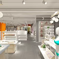 MODA OASIS Specialty Store Featuring Orange Exterior Glass Showcase Smiling Faces Billboard And Designer Brand