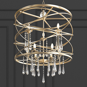 Jane's crystal chandelier 3d model