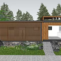 modern public toilets 3d model