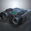Tactical Weapon Sight With Multiple Lenses Adjustable Knobs And Green
