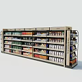 Well Stocked Snack Store With Neatly Arranged Shelves And Various Chips Candies Nuts