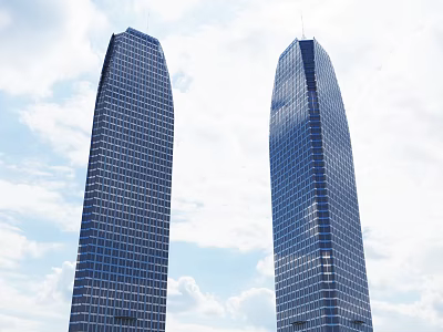 Modern Building Building Commercial Building Commercial Building High-rise Building Office Building Skyscraper 3d model