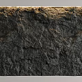 Rough Stone Background Wall With Natural Textured Surface And Dark Gray Finish