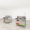 Stainless Steel Commercial Kitchen Electric Cookers with Faucet and Easy Cooker Design