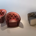Modern single sofa 3d model