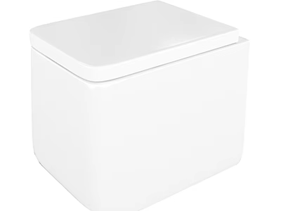 Modern Bathroom Suite Featuring White Ceramic Toilet And Minimalist Design Elements 3d model