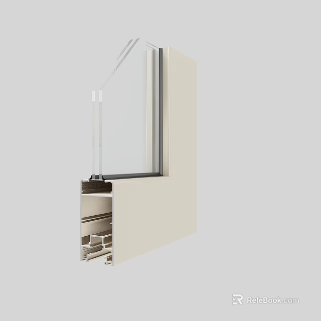 Hardware Tools Showing Application Details in Window Section with Hinges Latches and Door Frame 3d model 
