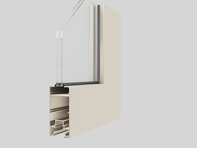 Modern window group corner door group corner model