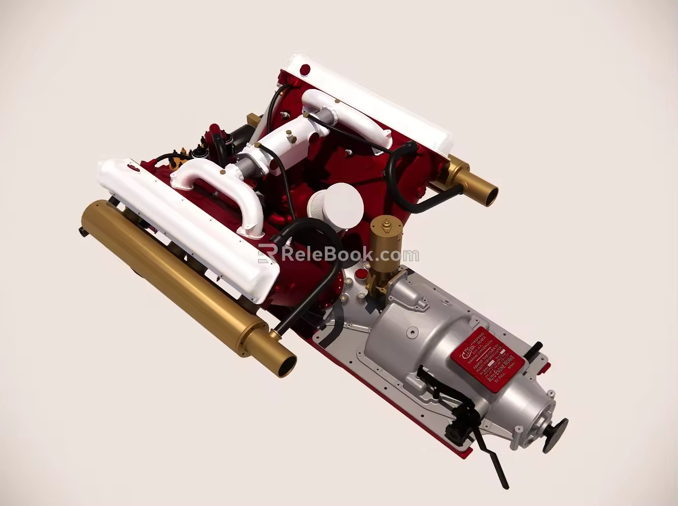 aero engine 3d model
