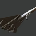 Gray Painted Fighter Jet With US Air Force Insignia And Serial Number 10125