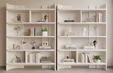 Modern Storage Rack 3d model