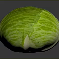 Fresh Green Cabbage with Leafy Texture Organic Raw Vegetable Ideal for Healthy Salads