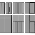 Contemporary Double Doors With Glass Panels And Multiple Styles For Interior Exterior