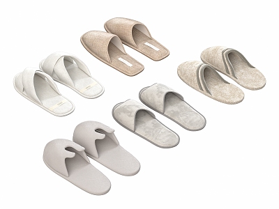 Slippers 3d model