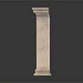 Classical Stone Columns With Various Architectural Styles And Detailed Capital Designs 3d model